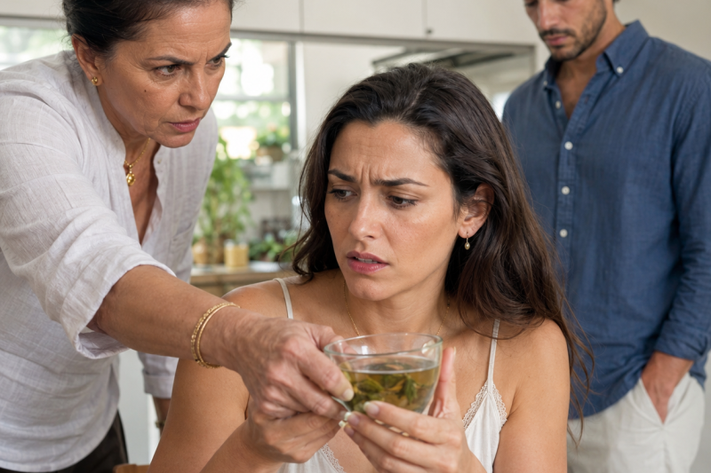 ntht/ Durante 3 años mi suegra me llamó mantenida frente a todos y mi esposo siempre calló; cuando me gritó “si te vas, te vas sola”, puse las llaves, la carpeta médica y mi maleta sobre la mesa… pero nadie imaginaba qué había dentro de ese té 😢🧳🔑