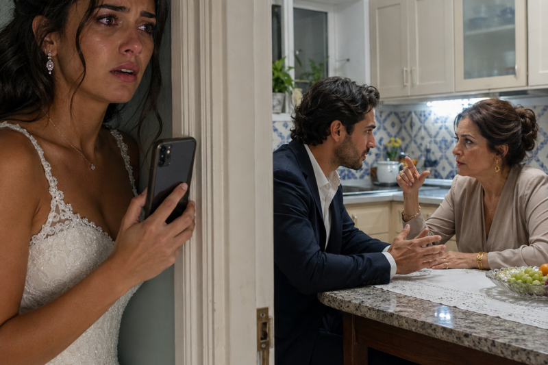 ntht/ La noche antes de la boda, ella escuchó a su futuro esposo pactar con su madre cómo convencerla de vender su departamento. Al amanecer, llegó vestida de blanco… pero no para casarse.
