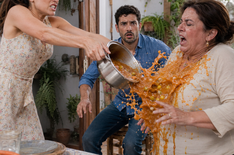 ntht/ Frente a su madre, mi esposo probó la sopa que hice tras 6 días esperándolo y soltó: “Ni a un perro le daría esto” 😔🍲 Yo no grité; tomé mi mochila escondida, 800 pesos y una foto de mi mamá… sin saber que una mujer del pasado traía la llave de una casa y una verdad que iba a destruirlos.
