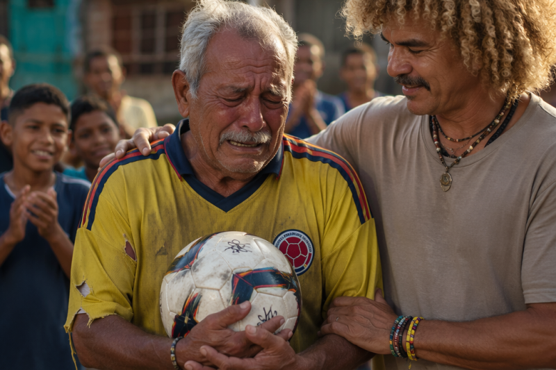 Un exfutbolista famoso vio a un abuelo pateando un balón viejo completamente solo en el parque, pero cuando notó el silbato en su cuello pensó: “Aquí hay una historia que nadie quiso escuchar”