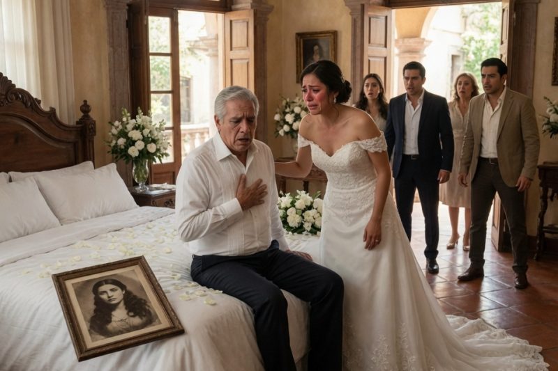 Una boda familiar terminó en escándalo cuando la joven esposa gritó frente a todos: “Yo no vine por su dinero”, y el sobre amarillo dejó helados a sus hijos