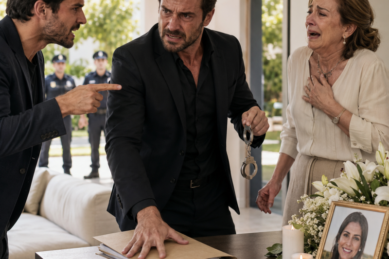 ntht/ Mi hermano me gritó frente al altar de mi esposa: “¿Vas a esposar a tu propia madre por una mujer muerta?”. Dejé una carpeta sobre la mesa y solo dije: “Ella también era mi familia”. Cuando mis compañeros rodearon la casa, mi madre empezó a confesar por qué necesitaban aquel terreno… sin saber que todavía faltaba escuchar el audio más devastador.