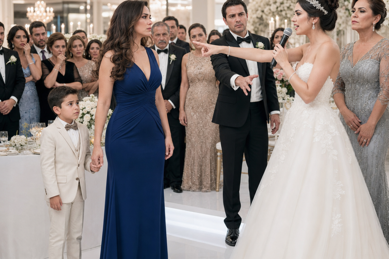 ntht/ Después de 3 años creyendo que mi padre me había dejado sin nada, mi hermana decidió “subastarme” con mi hijo durante su propia boda. “Tal vez puedan servir en alguna fiesta”, se rio. Yo solo respondí: “Terminaste de mostrar quién eres”. En ese momento, el abogado de mi padre abrió un sobre negro y reveló por qué había esperado exactamente hasta aquella noche.