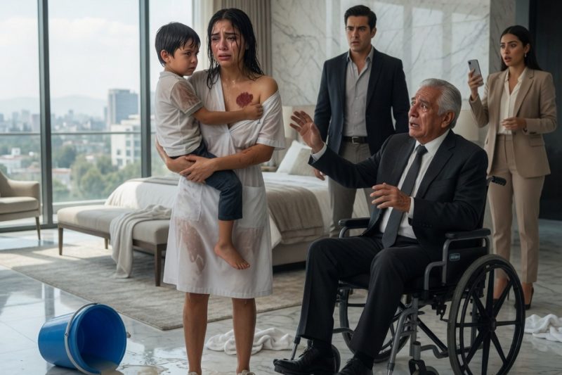 Una mujer llegó con una cubeta azul a cuidar a un anciano rico, pero salió con una verdad prohibida, una medalla escondida y una familia dispuesta a negarla otra vez.