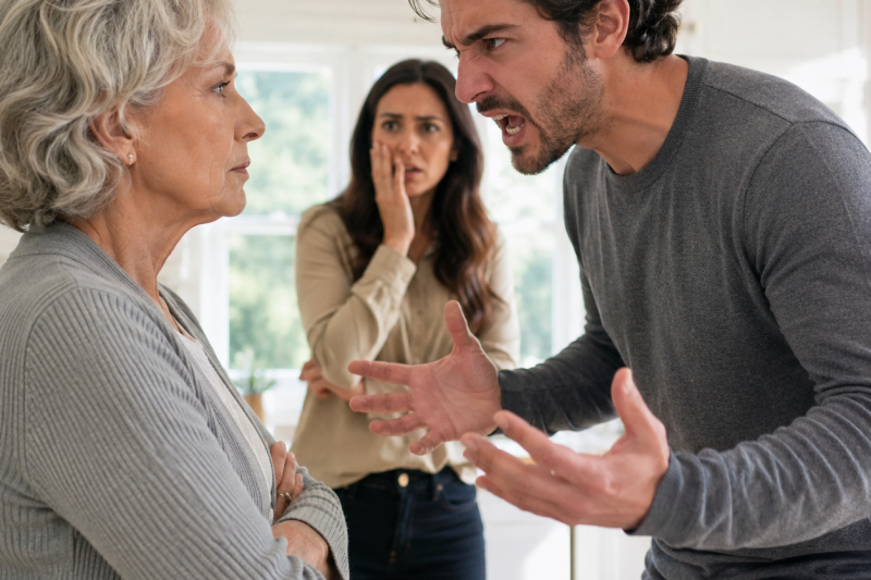 ntht/ Mi nuera me llamó “vieja egoísta” mientras mi hijo intentaba controlar mi pensión