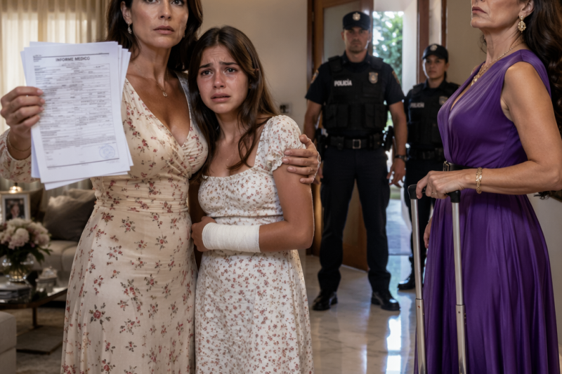 Después de 15 años de amistad, mi comadre me llamó ladrona de niños frente a 2 policías y dijo: “Ella es mi hija, no tuya”; yo permanecí callada, saqué las capturas del hospital y esperé, porque el verdadero padre estaba a punto de aparecer con una caja de cartas escondidas.