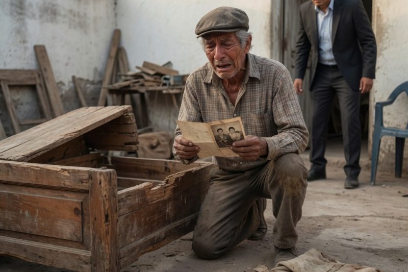 Una niña creció creyendo que sus padres la abandonaron, hasta que un carpintero anciano encontró en una cama destruida una carta con una frase imposible de olvidar