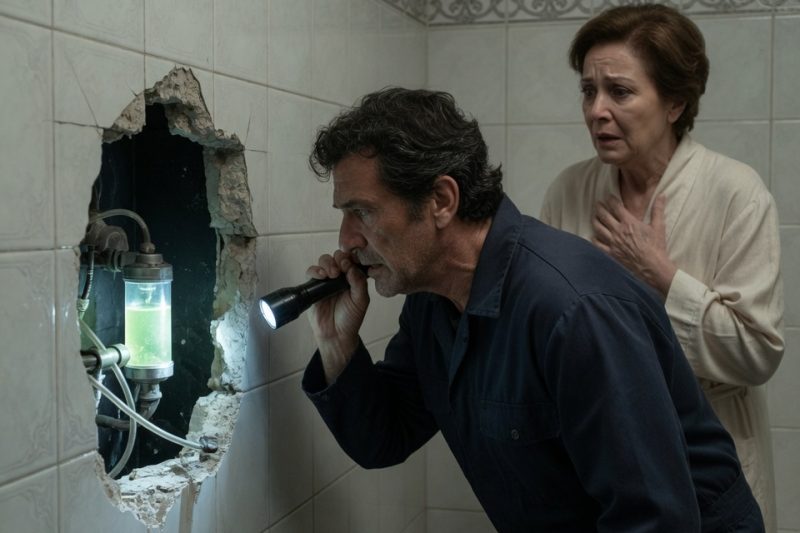 Una madre empezó con mareos, cansancio y dolor de cabeza; todos dijeron que era la edad, hasta que un plomero descubrió en su baño una trampa demasiado perfecta.