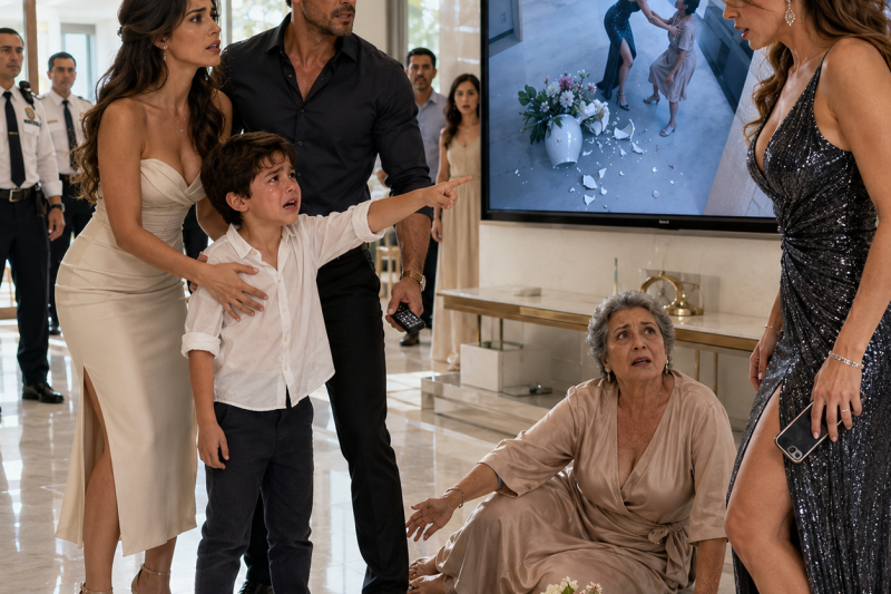 ntht/ Mi cuñada empujó a su propia madre, rompió un florero y transmitió en vivo diciendo: “Mi cuñada quiso matar a una anciana para quedarse con la casa”. Mi hijo de 6 años empezó a llorar y señaló a la verdadera culpable. Entonces mi esposo encendió la televisión, mostró la cámara de la sala y todos los vecinos quedaron paralizados.