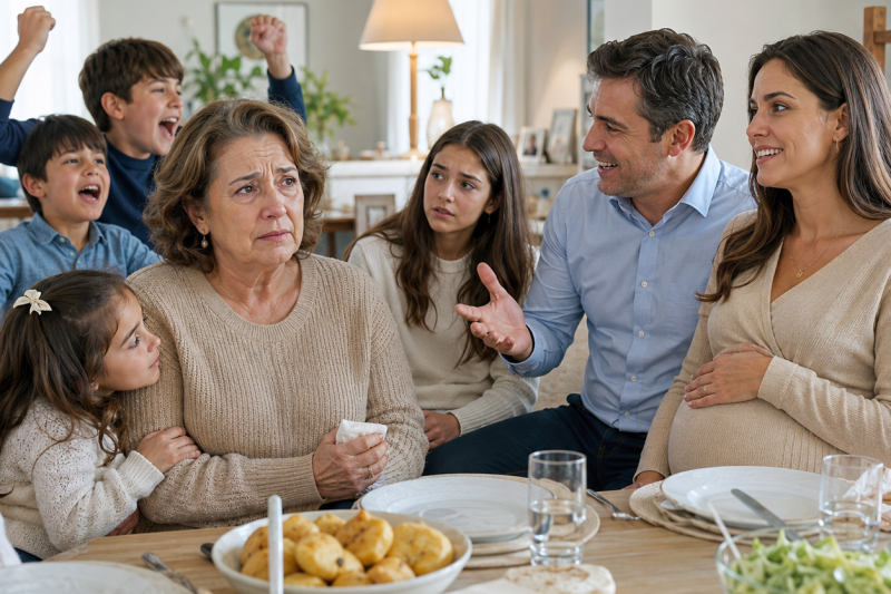 ntht/ Mi hijo millonario me preguntó en mi cumpleaños si disfrutaba el departamento que me regaló; le respondí: “Hijo, vivo en la cochera”… y mi hija soltó la copa porque sabía toda la verdad