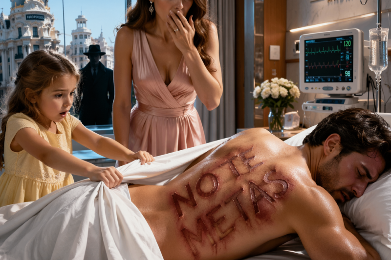 Mi esposo llevaba semanas llegando tarde y diciendo “solo estoy cansado”, hasta que nuestra hija de 5 años levantó la sábana en el hospital y me mostró su espalda marcada; yo no grité, solo llamé a una trabajadora social… y esa llamada destapó algo mucho peor que una golpiza.
