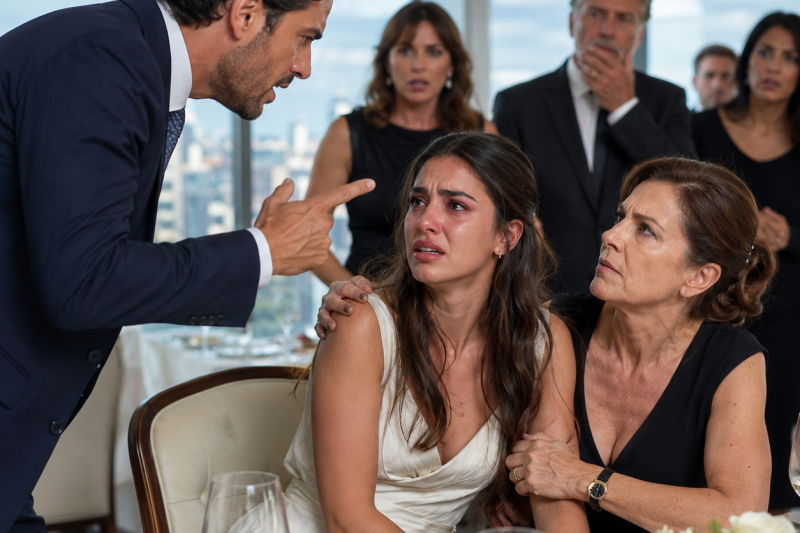 ntht/ Mi hija fingía ser feliz con su anillo de compromiso, pero cuando descubrí los golpes, las deudas y el plan contra mí, le dije: “Esta noche sonríe… mañana lo destruimos”