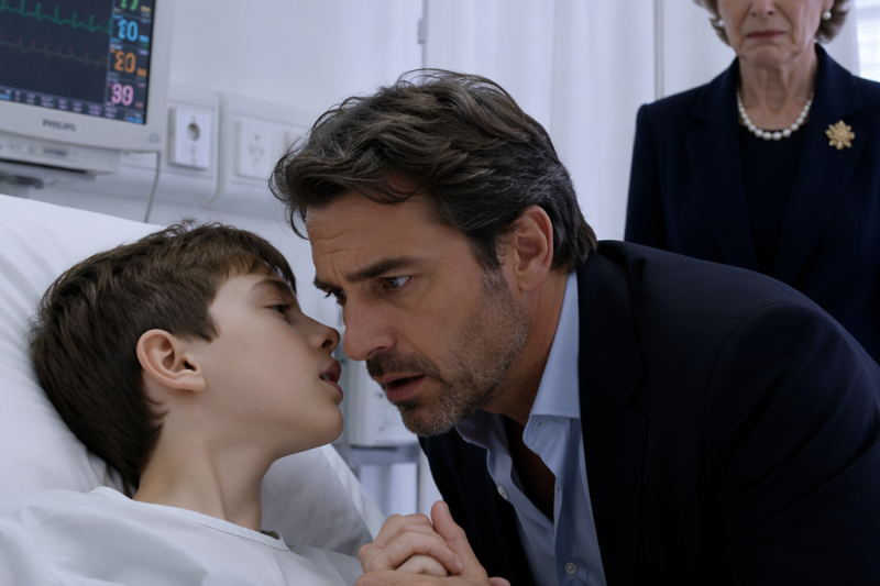 En el hospital, mi hijo despertó después de 2 años y me apretó la mano diciendo: “No fue un accidente, papá”. Mi madre bajó la mirada, mi esposa empezó a temblar y yo guardé silencio hasta revisar un video del cumpleaños donde aparecía alguien que juró no haber ido.
