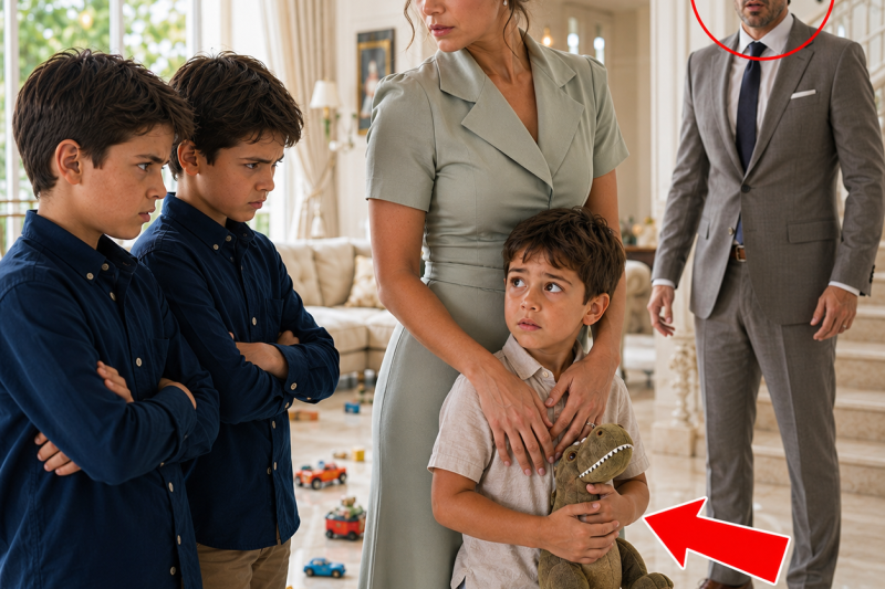Mis gemelos hicieron llorar a 9 niñeras, rompieron platos y encerraron puertas, pero el hijo pequeño de la empleada se sentó en el piso y les dijo: “no pasa nada, lo hacemos juntos”. Yo me quedé quieto, viendo el milagro, hasta que una maleta en la entrada reveló la verdadera amenaza.