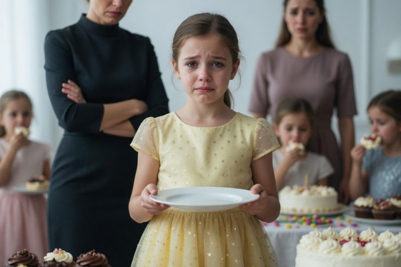 Mi cuñada cobró 45,000 pesos por organizar la fiesta de mi hija, aunque sabía que una alergia podía mandarla al hospital. Cuando la niña pidió un pastel, respondió: “Pídele a tu mamá su comida”. Al revisar la factura, descubrimos que el desprecio escondía un interés económico.