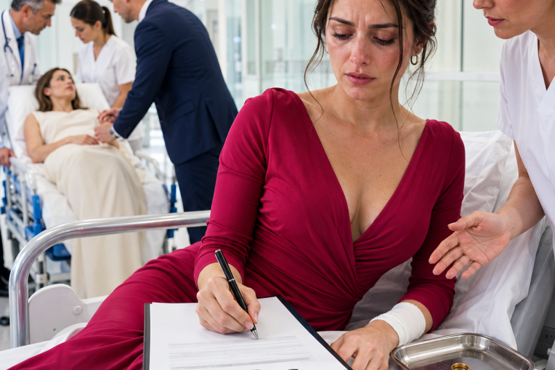 Después del choque, el médico dijo que yo necesitaba cirugía urgente, pero mi esposo sostuvo la mano de otra mujer y murmuró: “Ella siempre ha sido frágil”; yo solo pedí mi celular, llamé a un abogado y bloqueé su número, sin saber que 542 mil dólares iban a destapar la verdadera traición.