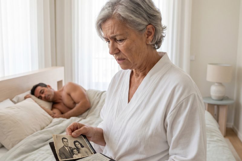 Una viuda olvidada por sus propios hijos pasó la noche con un desconocido para no sentirse muerta… pero en la cartera de él encontró una foto antigua, una carta sellada y el inicio de una venganza familiar.