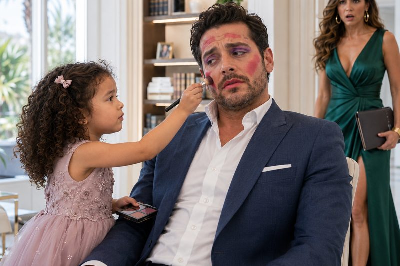 Humillé a la empleada por traer a su hija de 3 años, pero después fingí dormir y la niña me susurró: “No llores solito”. Yo abrí un sobre blanco con calma, sin imaginar que mi padre había escondido una promesa rota que unía a nuestras madres.