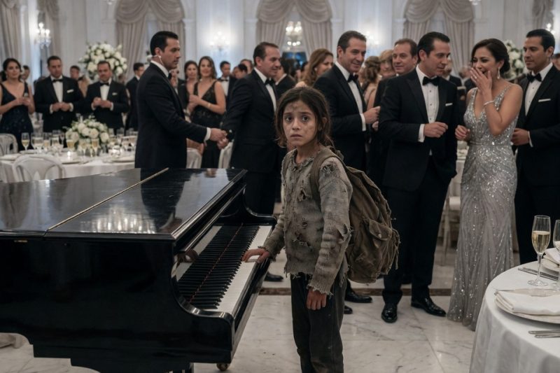 La quisieron sacar del salón por su ropa sucia, hasta que tocó una canción que nadie debía conocer y una crítica musical susurró aterrada: “Esa niña no murió en el accidente”.