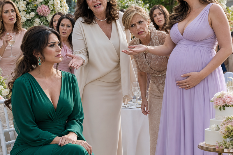 ntht/ En el baby shower de mi hermana, mi madre lloró frente a 30 invitadas y dijo: “Mi hija perdió la oportunidad de ser mamá”; yo solo miré el reloj, esperé a que fueran las 3:00 y sonreí, porque las puertas estaban a punto de abrirse con la verdad que nadie esperaba.