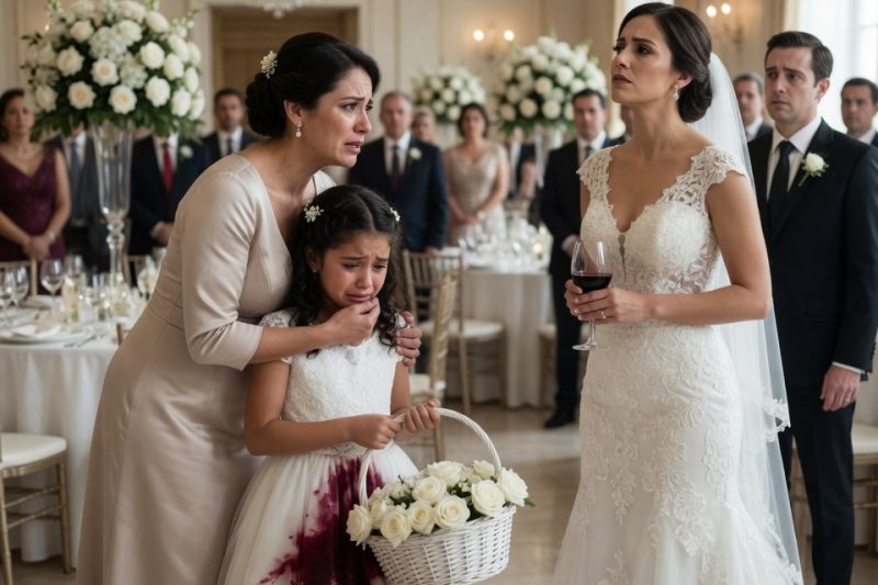 La novia juró que fue “un accidente” después de tirar vino sobre una niña, pero un anillo, unas iniciales ocultas y un audio de 42 segundos cambiaron todo.