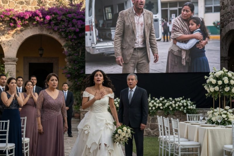 La novia estaba a punto de cancelar todo cuando su novio apareció desde un hospital público y gritó: “No te dejé plantada”; lo que contó después dividió a toda la familia.