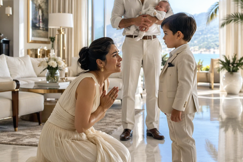 ntht/ Cuando mi esposo trajo a casa a un niño desconocido, yo grité: “No voy a criar problemas ajenos”; minutos después rompí fuente, pero antes de ir al hospital él me soltó una frase que convirtió mi parto en el inicio de una verdad terrible.