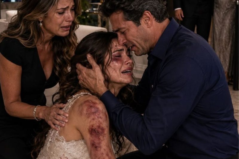 La novia que llegó golpeada y descubrió la verdadera cara de su esposo
