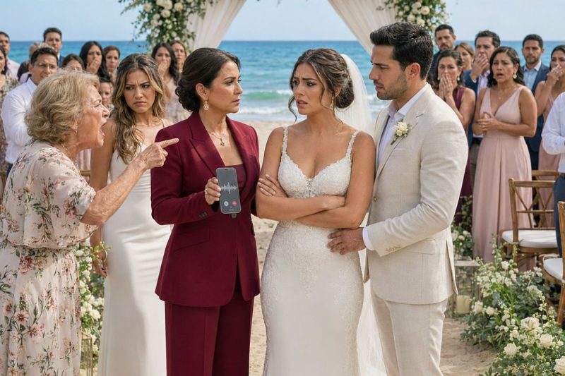 Mi madre me ordenó mover la boda de mi hija porque “la tercera boda de tu sobrina va primero”, miré los contratos pagados frente al mar y fingí obedecer, pero preparé una sorpresa que dejó a toda mi familia afuera