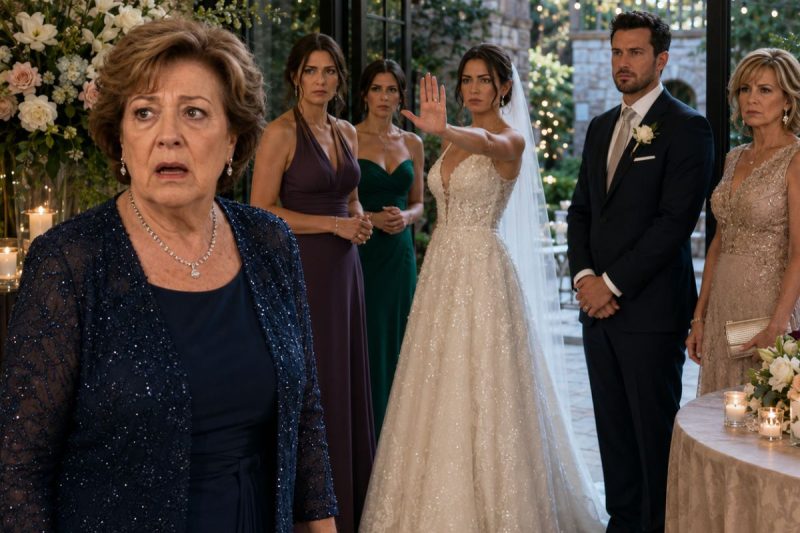 Viajé 14 horas para asistir a la boda de mi hijo, pero al llegar al salón, su novia me bloqueó la entrada y me dijo: “Aquí solo entra la familia de la novia. Usted nunca fue importante para él. Por favor, váyase.” Me fui sin hacer ningún escándalo. 6 días después, mi hijo me llamó por una cuenta de boda de 74,000 dólares y me dijo: “Como mi madre, es tu deber pagarla.”