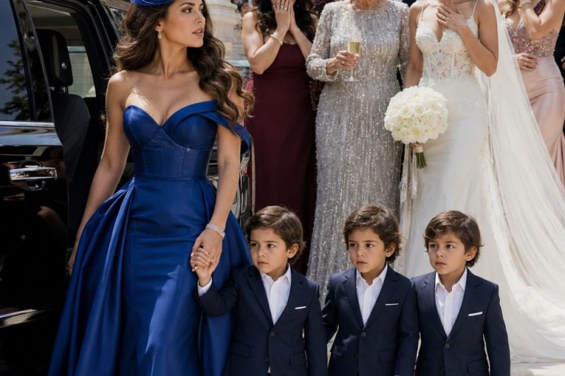 La invitaron para humillarla en la boda de su ex, pero llegó con 3 niños que dejaron muda a toda la hacienda