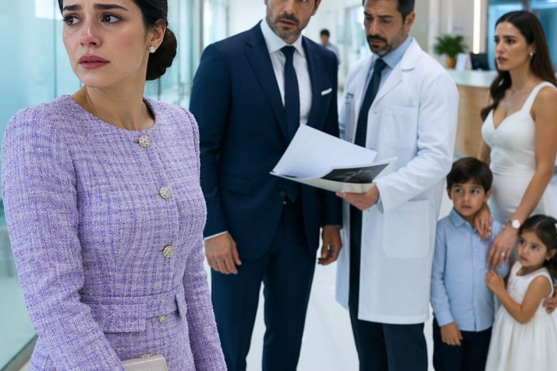 Mi esposo presumía a los dos hijos que tuvo con su secretaria mientras yo callaba frente a todos, hasta que en un chequeo médico el doctor lo miró y preguntó: “¿Ella todavía no le contó la verdad?”, y su sonrisa desapareció