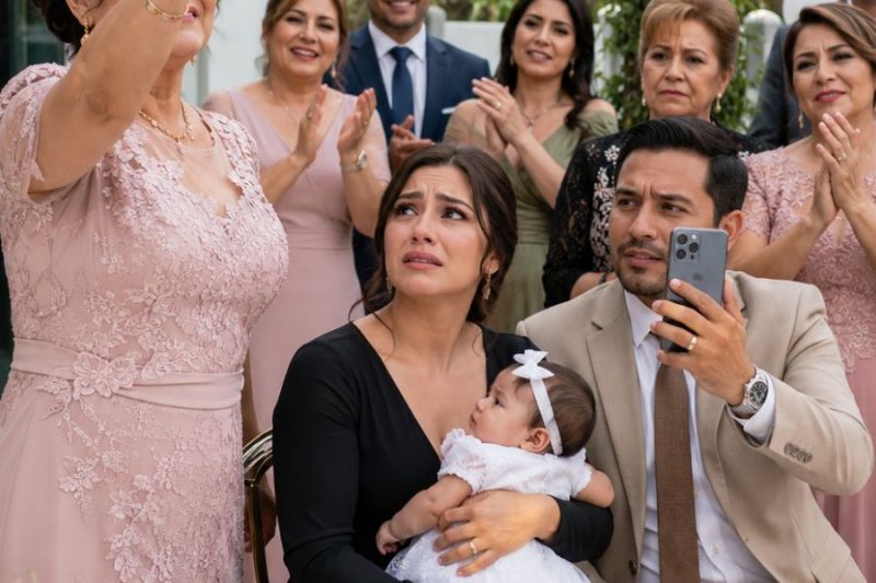Mi suegra presumió una pulsera “de oro” para mi bebé frente a toda la familia, pero cuando puse el ticket y el audio sobre la mesa, mi esposo entendió que su mentira ya no iba a enterrarme como siempre.