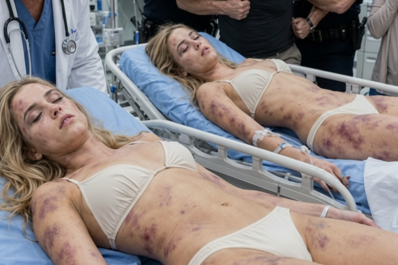 Mi padrastro nos golpeaba a mi hermana gemela y a mí todos los días porque nuestro miedo le daba placer. Una noche, nos golpeó hasta dejarnos inconscientes, nos arrastró a la sala de emergencias mientras mi madre susurraba: “Se cayeron por las escaleras”. El doctor examinó los moretones idénticos en nuestros cuerpos, cerró la puerta con llave y le dijo al guardia de seguridad: “Llama al 911, inmediatamente”.