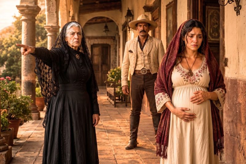 El hacendado regresó antes de tiempo y descubrió que su madre humillaba a su esposa embarazada para ocultar una mentira de 30 años.