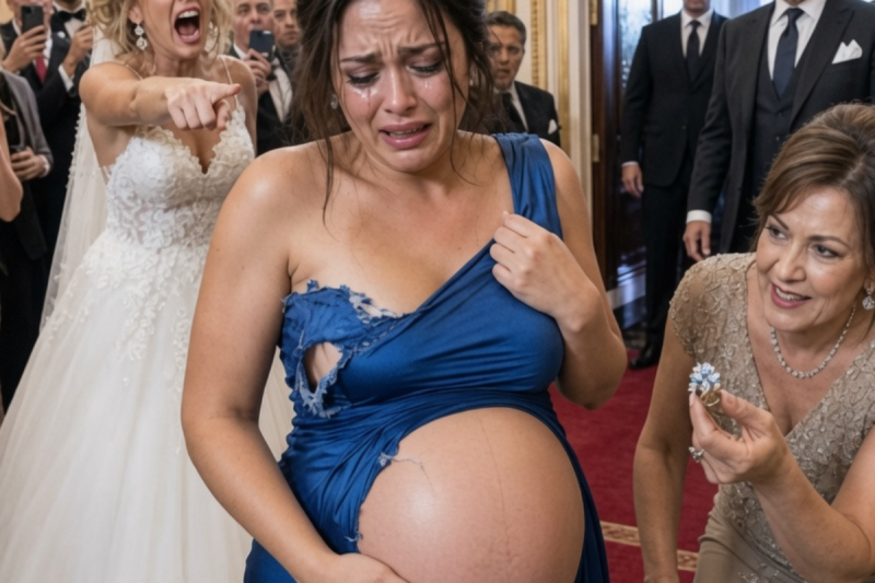 Para poner a prueba el amor de mi marido, oculté mi origen multimillonario durante tres años. En la boda de su hermana, su familia me incriminó por robar un anillo de diamantes y me rasgó el vestido de maternidad delante de todos. Mientras se reían, entró mi poderoso padre, con la escritura de su ruina económica en la mano.
