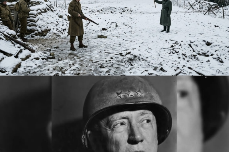 **Ellos ondearon una bandera blanca… Patton vio la trampa al instante**