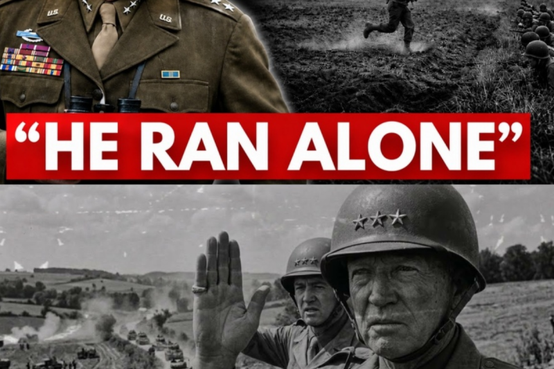 **Corrió solo hacia el enemigo — Patton detuvo a todo su ejército para mirar**