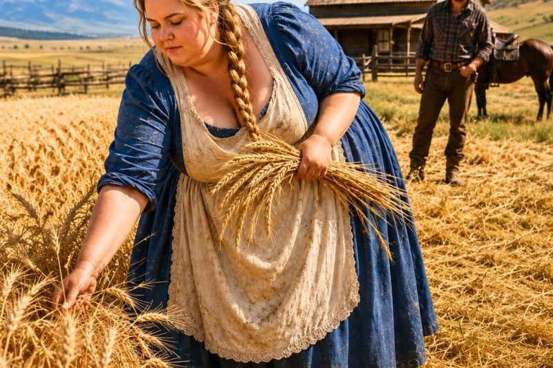 El ranchero solo quería ayuda con la cosecha — pero la chica de talla grande terminó cosechando su corazón.