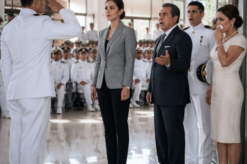 El día que una hija “fracasada” apareció en la ceremonia militar de su hermano, su padre intentó humillarla frente a todos, pero un almirante reveló el secreto que la familia había enterrado durante 12 años duyhien