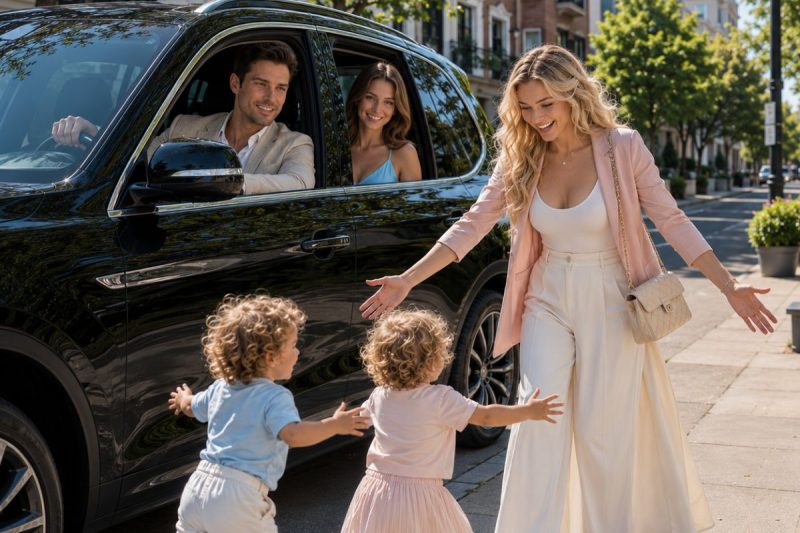Un CEO humilló a su exesposa al verla caminando por una carretera de terracería con dos bebés en brazos… sin imaginar que una sola mirada de ella destaparía la traición que vivía bajo su propio techo desde hacía un año.
