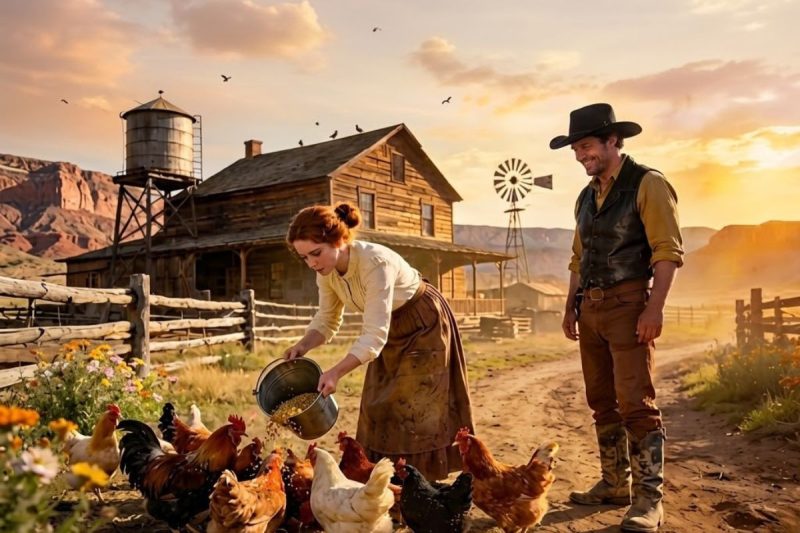 Él quería una esposa que cuidara las gallinas — pero ella convirtió el rancho que todos daban por perdido en una leyenda del pueblo.