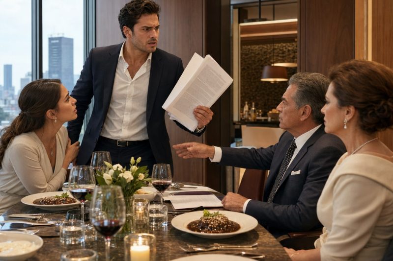 El padre de la novia puso un contrato sobre la mesa y exigió todo el sueldo del futuro esposo; cuando él escuchó “firma y luego vemos”, entendió que la boda no era amor, sino una deuda familiar sin salida duyhien