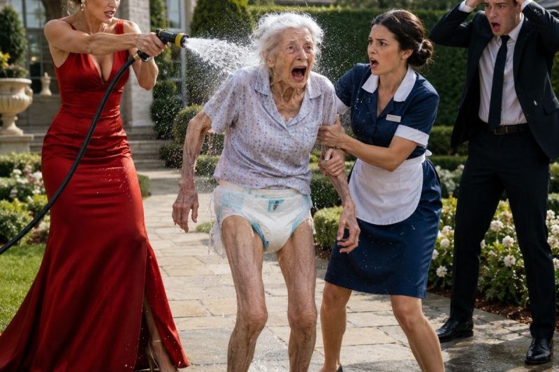Todos creían que la esposa del millonario cuidaba a su madre enferma… hasta que la empleada presionó play y reveló cómo la estaba dejando morir encerrada.