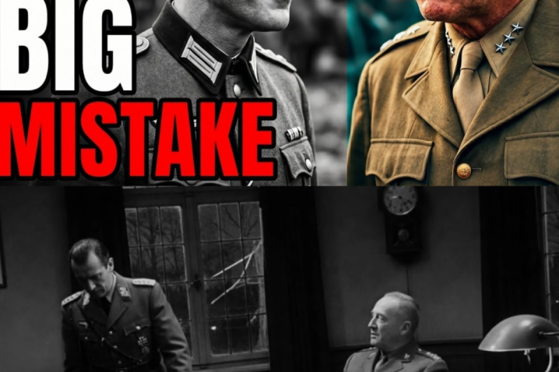 Lo que hizo el general Patton cuando un oficial alemán intentó intimidarlo