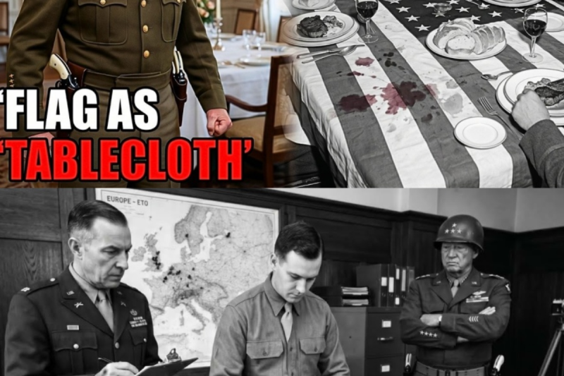 “Lo que hizo Patton cuando encontró a un alemán usando una bandera estadounidense como mantel”
