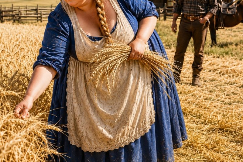 El ranchero solo quería ayuda con la cosecha — pero la chica de talla grande terminó cosechando su corazón.