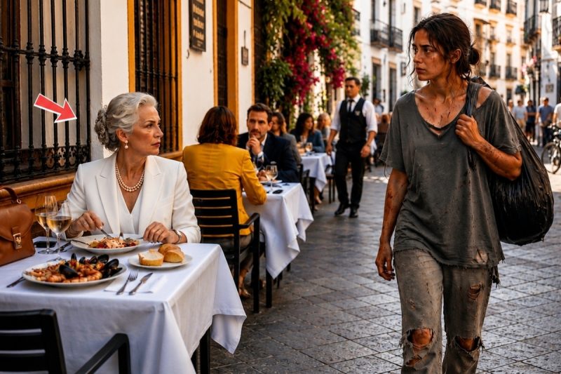 “¿Puedo comer sus sobras?” — preguntó una niña sin hogar a la multimillonaria… y ella lo cambió todo.