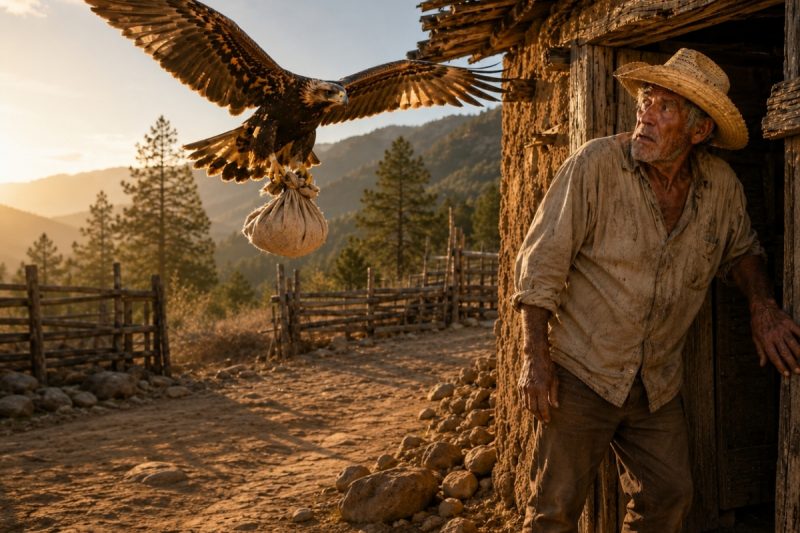Liberó al águila de la alambrada. Al alba, el águila volvió con algo entre las garras.
