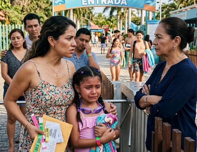 Mi familia dejó a mi hija adoptiva afuera del parque acuático con el traje puesto; cuando cancelé mi tarjeta, mi madre lloró por 78,600 pesos y yo descubrí la nota que probaba su plan duyhien